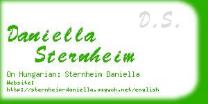 daniella sternheim business card